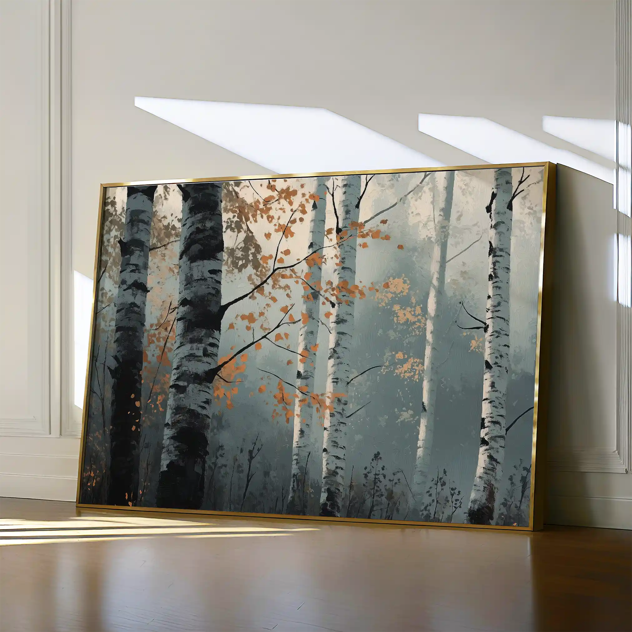 Landscape 348 Canvas Art 60 x 40 cm / Black
