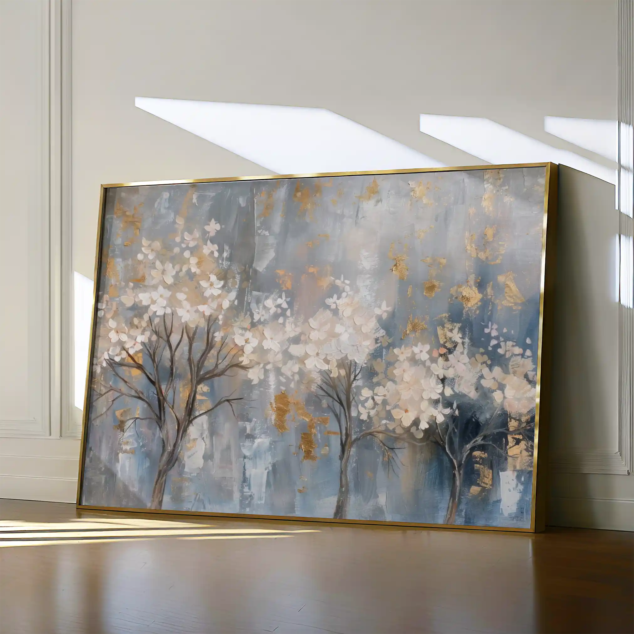 Floral 349 Canvas Art 60 x 40 cm / Black