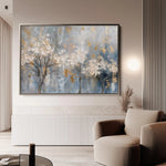 Floral 349 Canvas Art 60 x 40 cm / Black