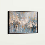 Floral 349 Canvas Art 60 x 40 cm / Black
