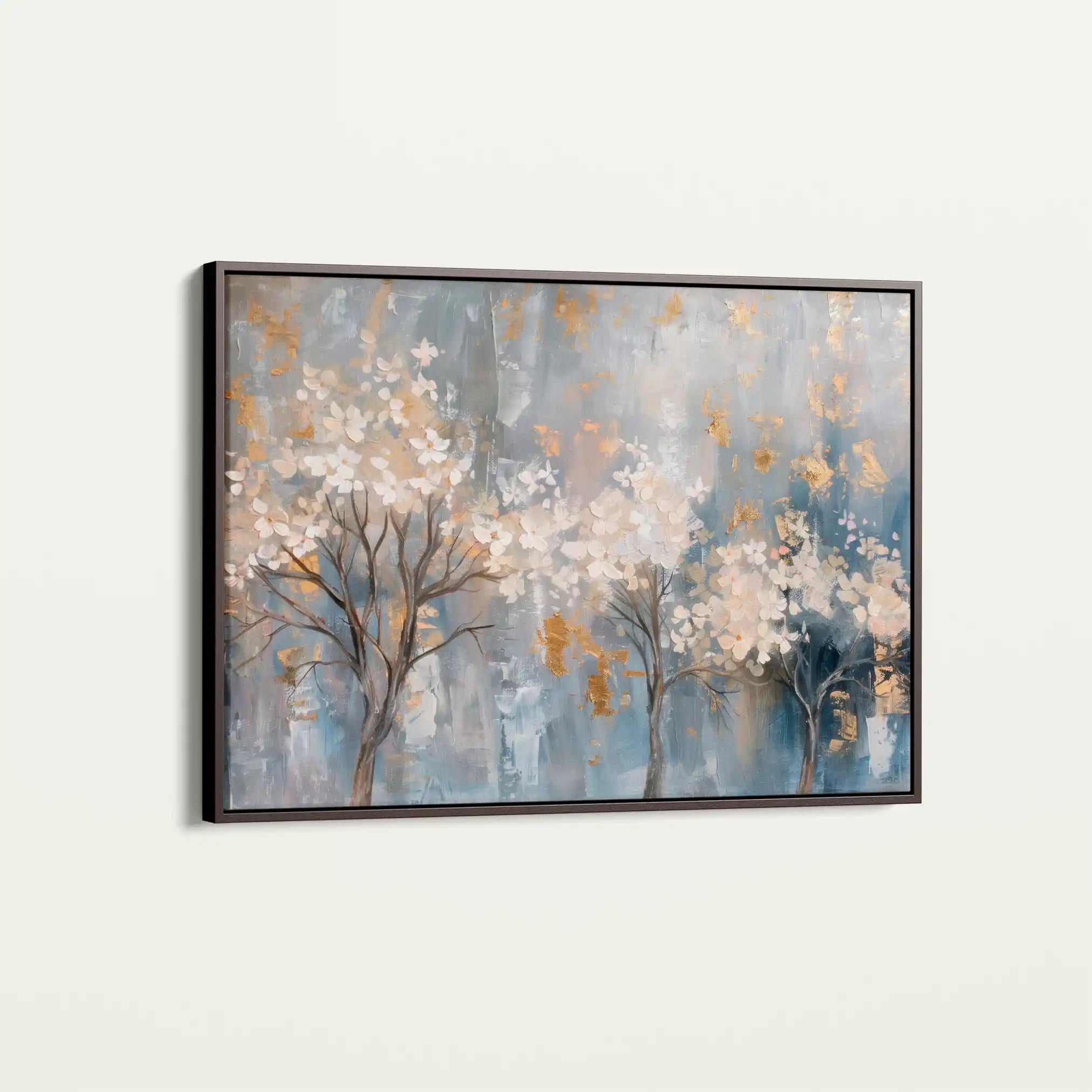 Floral 349 Canvas Art 60 x 40 cm / Black