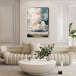 Landscape 349 Canvas Art 18" x 24" / 45 x 60 cm / Black