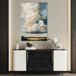 Landscape 349 Canvas Art 18" x 24" / 45 x 60 cm / Black