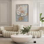 Floral 350 Canvas Art 60 x 40 cm / Black
