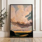 Landscape 350 Canvas Art 18" x 24" / 45 x 60 cm / Black