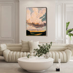 Landscape 350 Canvas Art 18" x 24" / 45 x 60 cm / Black