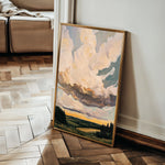 Landscape 350 Canvas Art 18" x 24" / 45 x 60 cm / Black