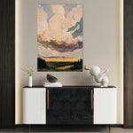 Landscape 350 Canvas Art 18" x 24" / 45 x 60 cm / Black