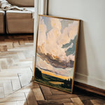 Landscape 350 Canvas Art 60 x 40 cm / Black