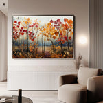 Floral 351 Canvas Art 60 x 40 cm / Black