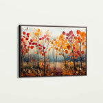 Floral 351 Canvas Art 60 x 40 cm / Black