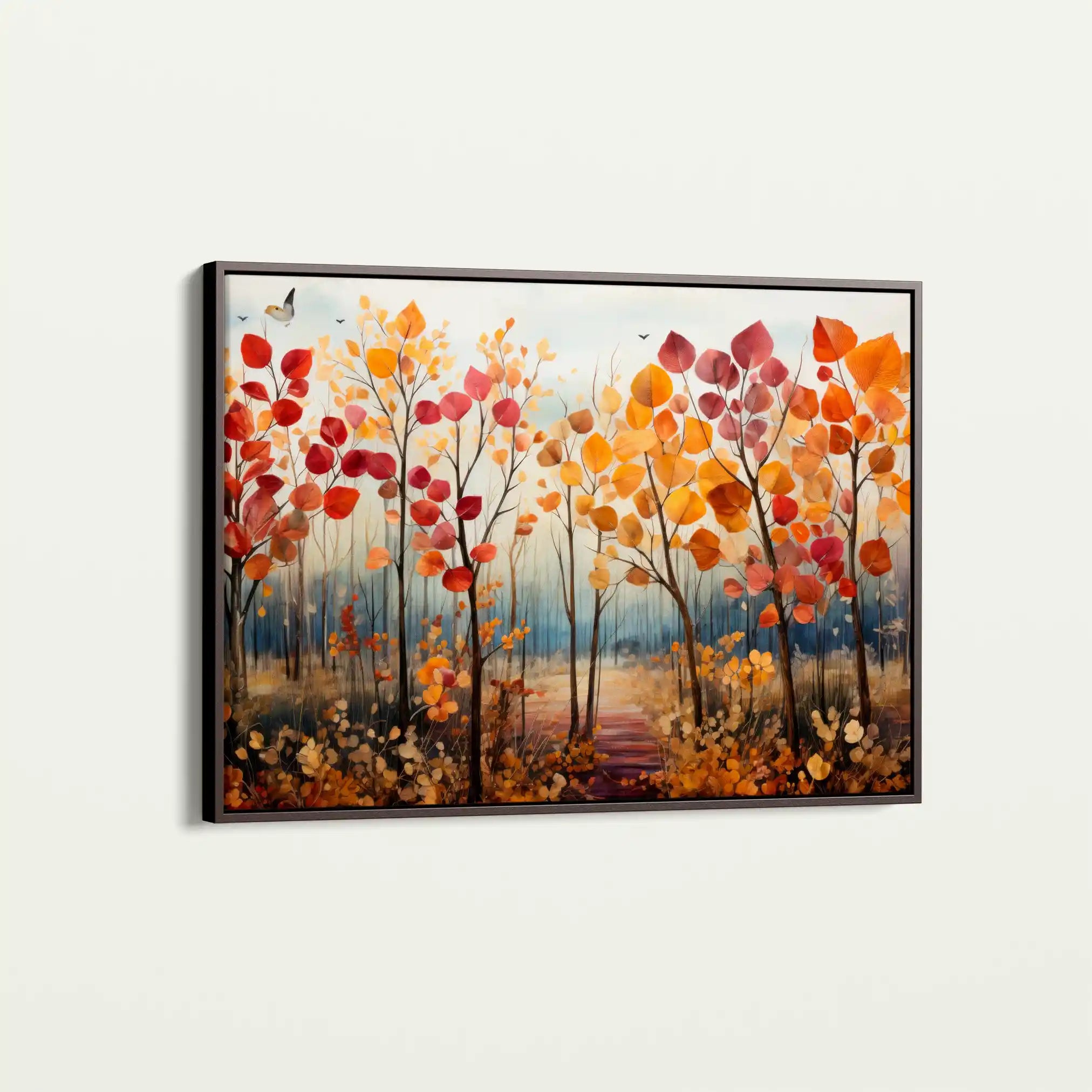 Floral 351 Canvas Art 60 x 40 cm / Black