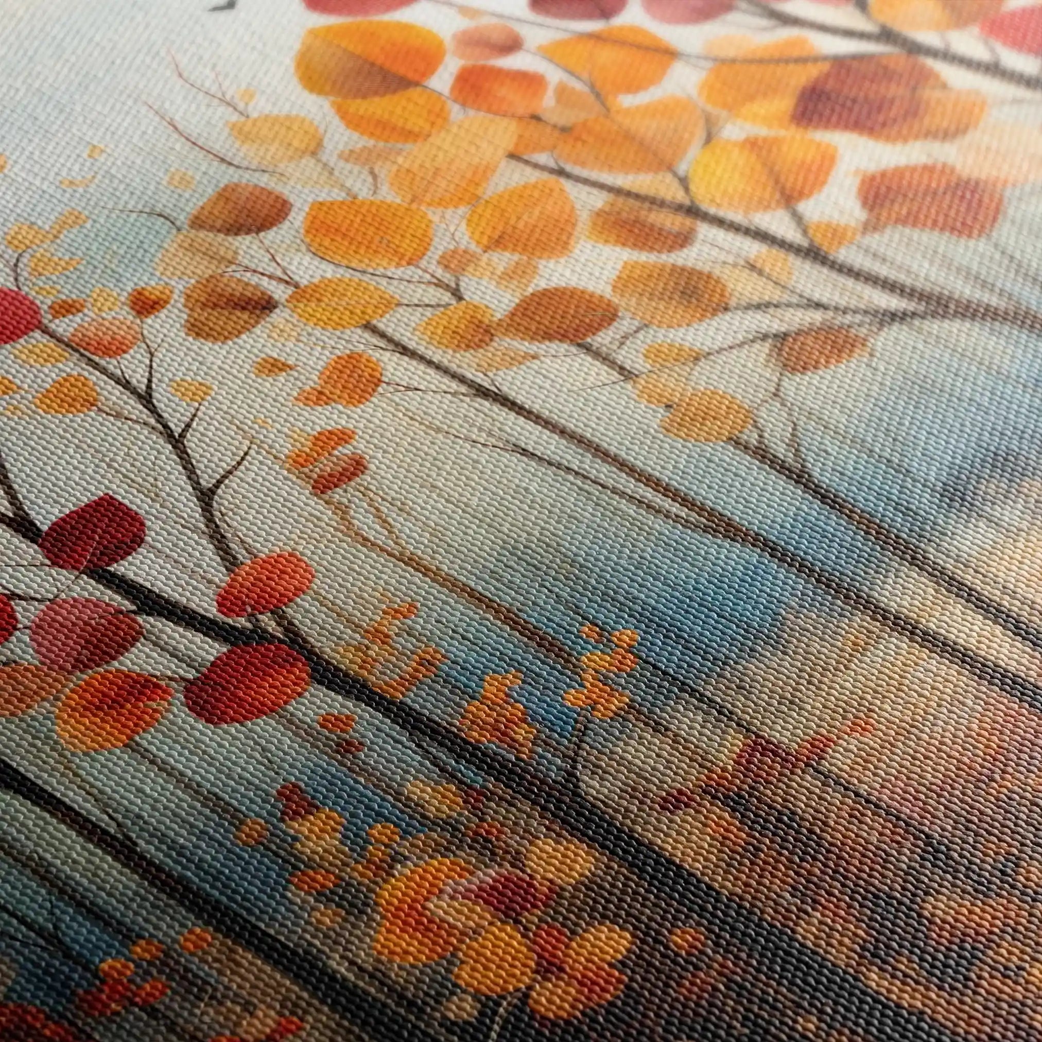 Floral 351 Canvas Art 60 x 40 cm / Black