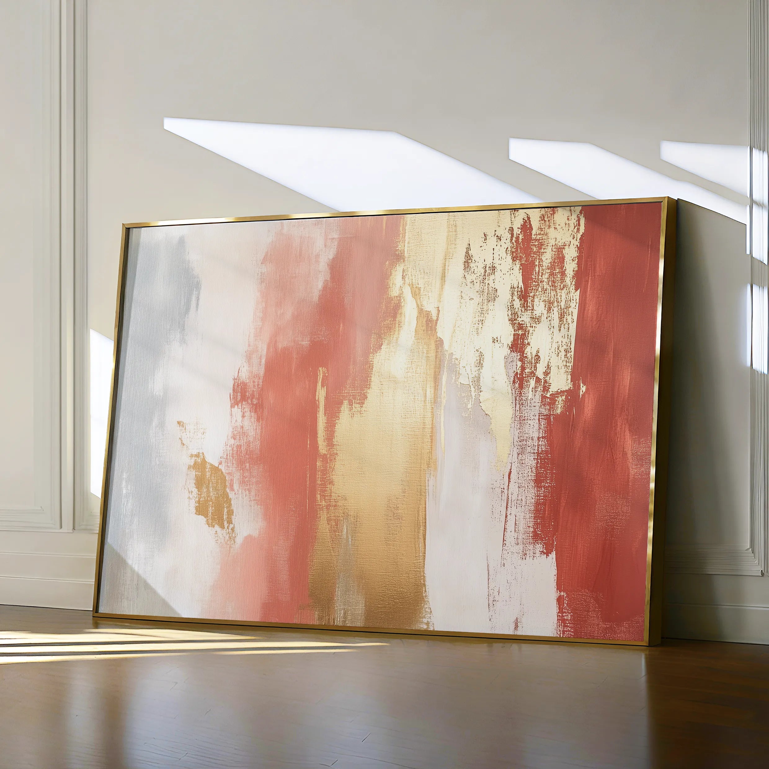 Abstract 352 Canvas Art 18" x 24" / 45 x 60 cm / Black