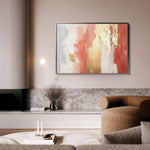 Abstract 352 Canvas Art 18" x 24" / 45 x 60 cm / Black