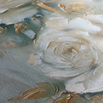 Floral 352 Canvas Art 18" x 24" / 45 x 60 cm / Black