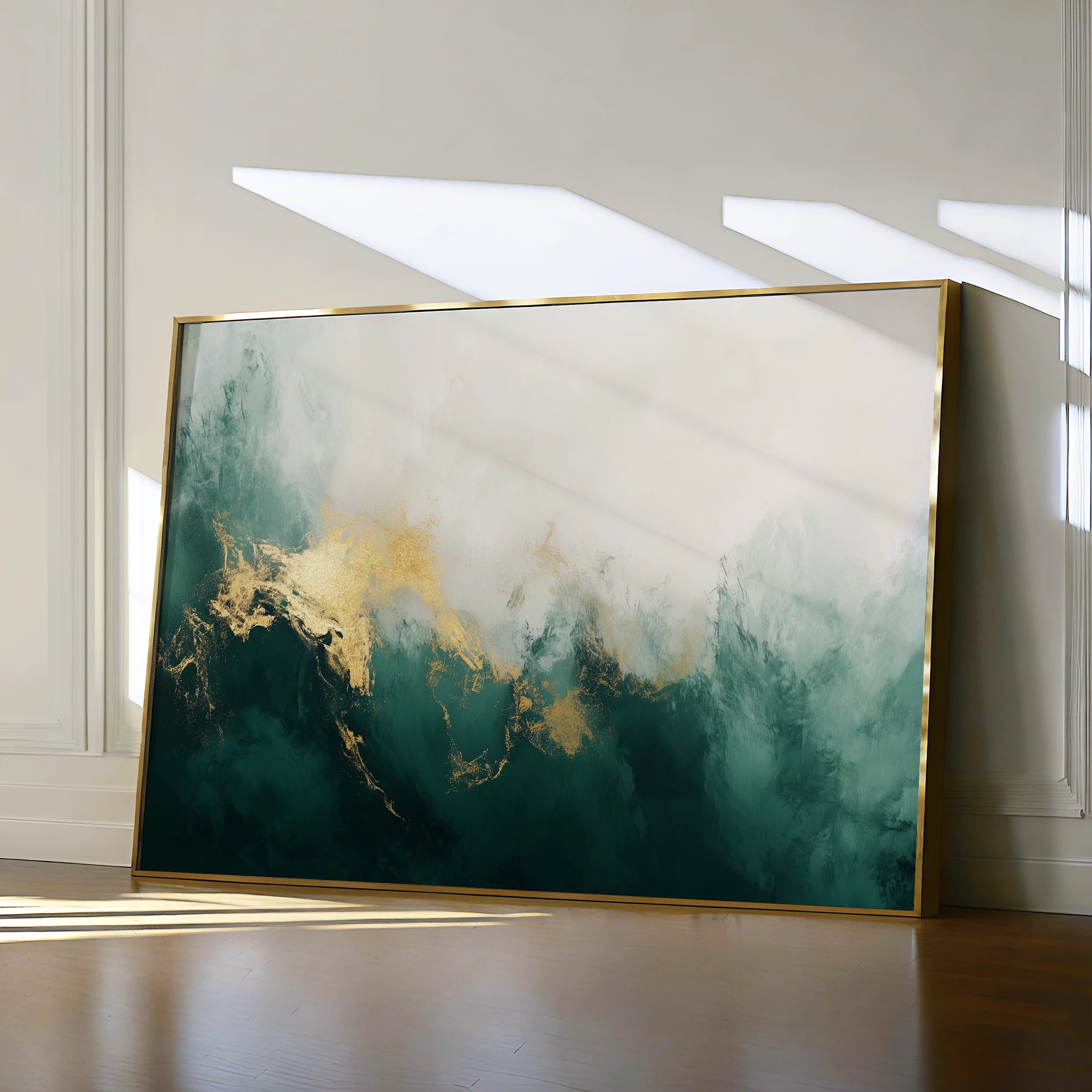 Abstract 353 Canvas Art 18" x 24" / 45 x 60 cm / Black