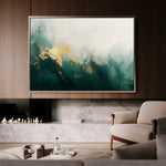 Abstract 353 Canvas Art 18" x 24" / 45 x 60 cm / Black