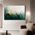 Abstract 353 Canvas Art 18" x 24" / 45 x 60 cm / Black