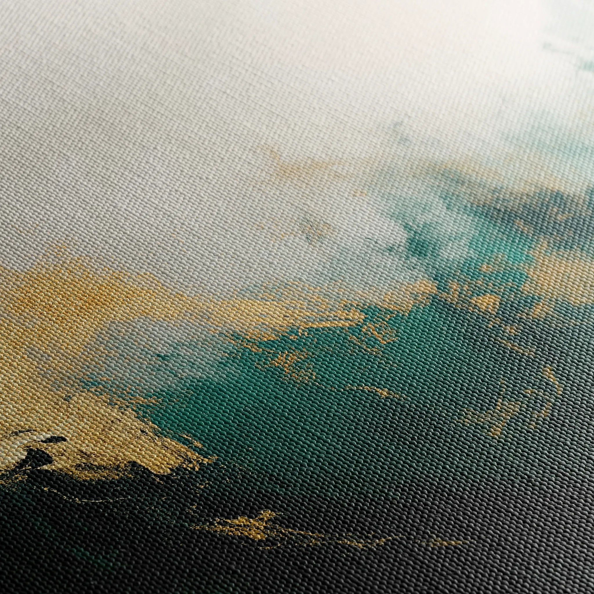 Abstract 353 Canvas Art 18" x 24" / 45 x 60 cm / Black