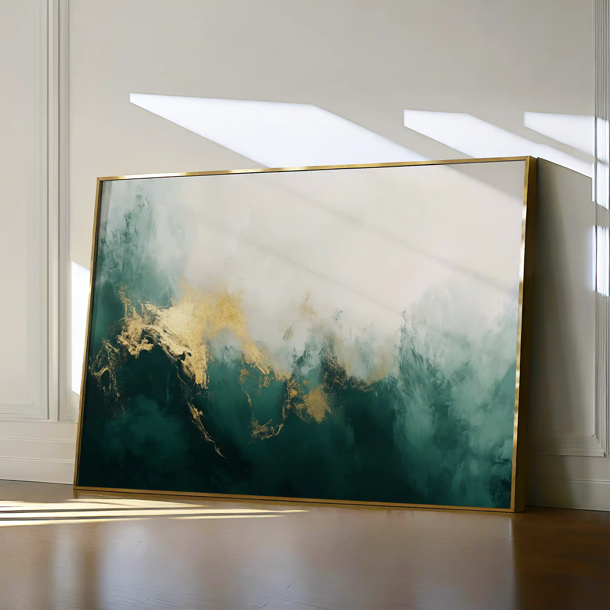 Abstract 353 Canvas Art 60 x 40 cm / Black