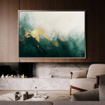 Abstract 353 Canvas Art 60 x 40 cm / Black