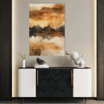 Abstract 354 Canvas Art 18" x 24" / 45 x 60 cm / Black