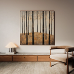 Landscape 354 Canvas Art 60 x 60 cm / Black