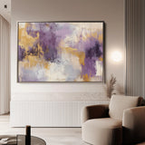 Abstract 355 Canvas Art 18" x 24" / 45 x 60 cm / Black
