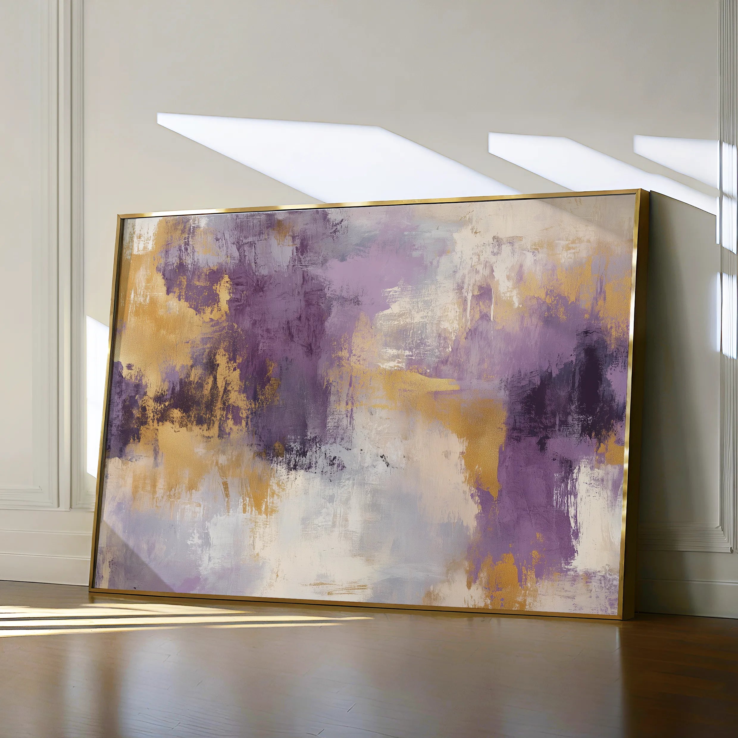 Abstract 355 Canvas Art 18" x 24" / 45 x 60 cm / Black