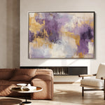 Abstract 355 Canvas Art 18" x 24" / 45 x 60 cm / Black