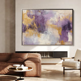 Abstract 355 Canvas Art 18" x 24" / 45 x 60 cm / Black
