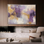 Abstract 355 Canvas Art 18" x 24" / 45 x 60 cm / Black