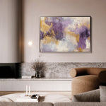 Abstract 355 Canvas Art 18" x 24" / 45 x 60 cm / Black