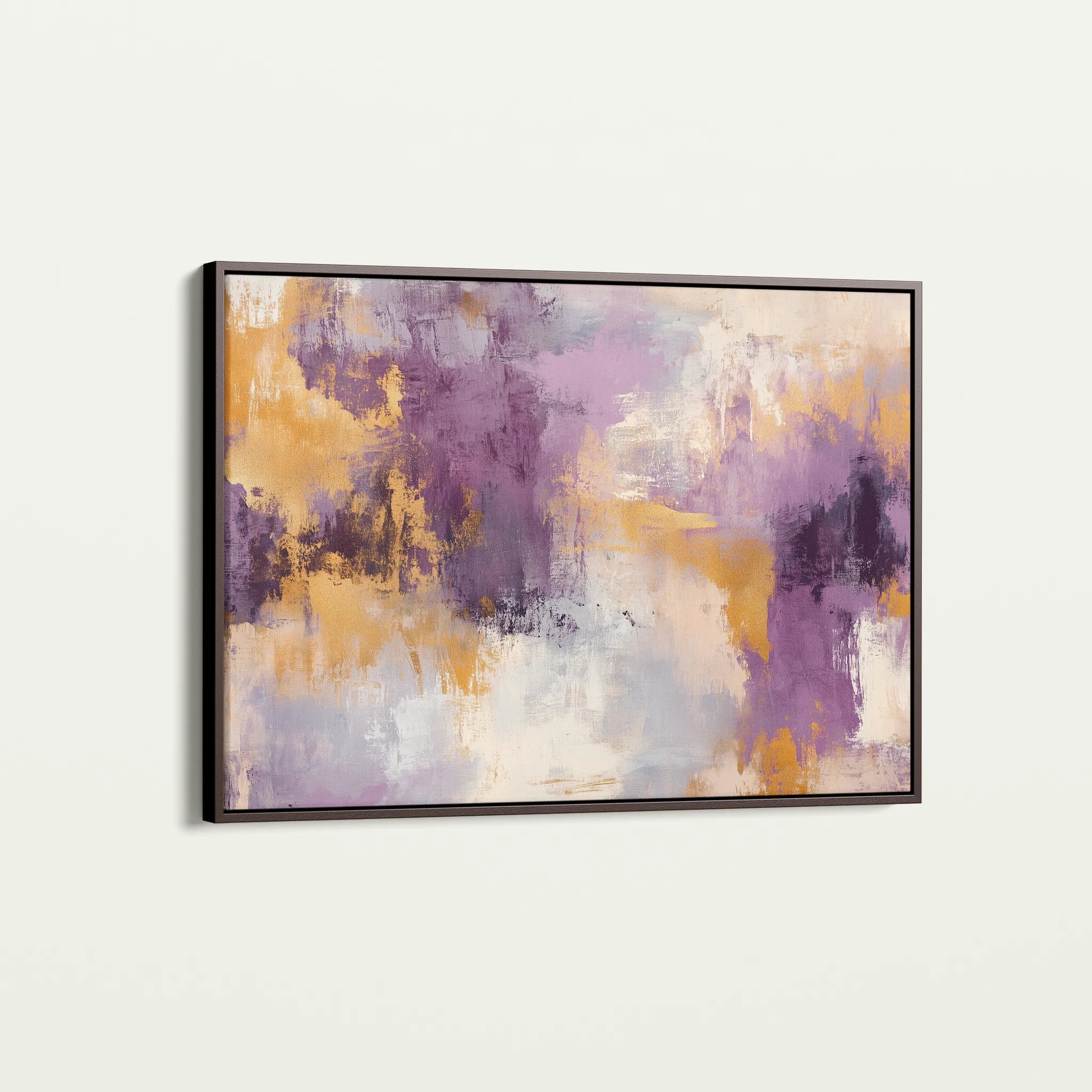 Abstract 355 Canvas Art 18" x 24" / 45 x 60 cm / Black