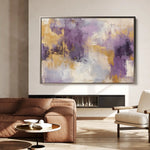 Abstract 355 Canvas Art 60 x 40 cm / Black