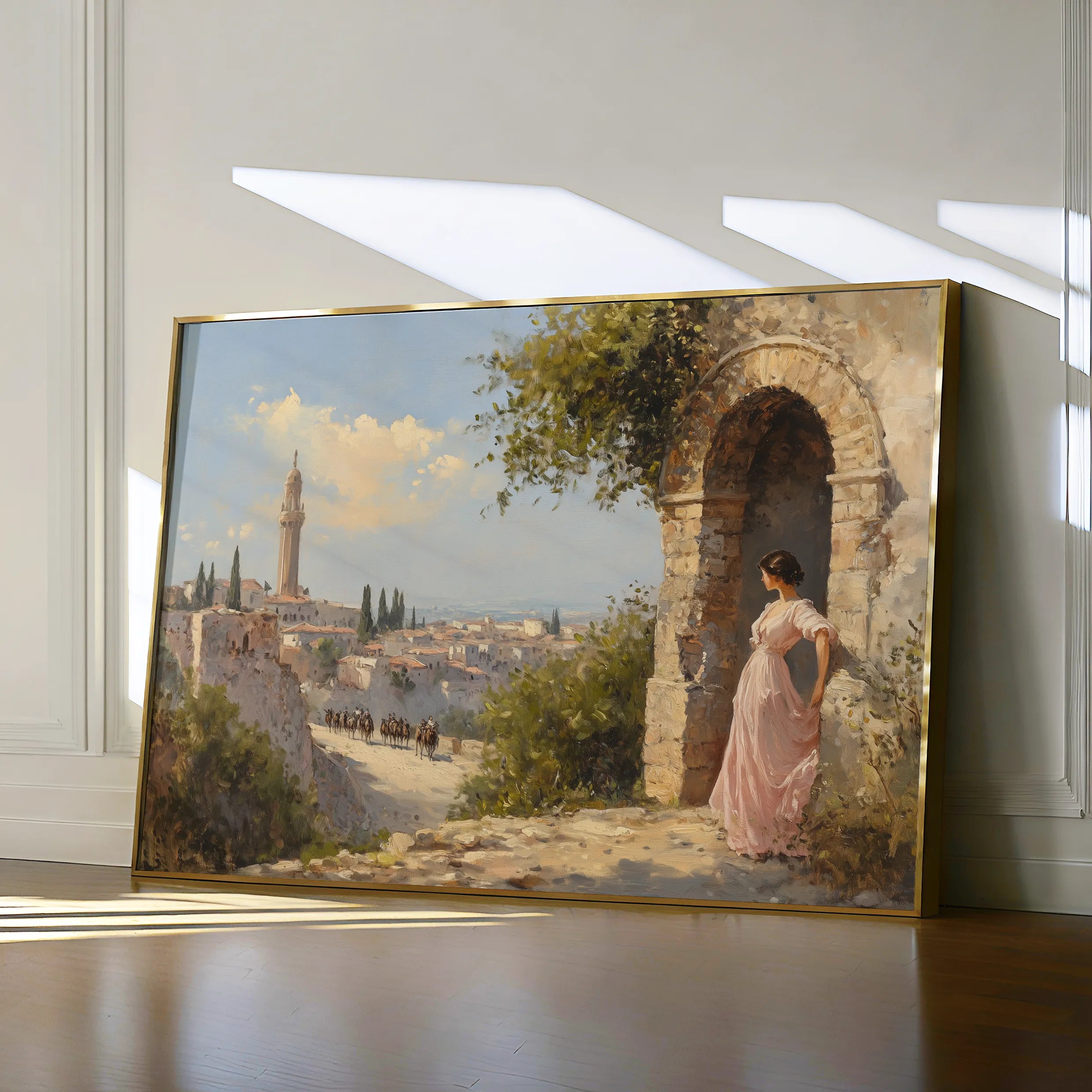 Landscape 355 Canvas Art 18" x 24" / 45 x 60 cm / Black