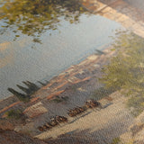Landscape 355 Canvas Art 18" x 24" / 45 x 60 cm / Black