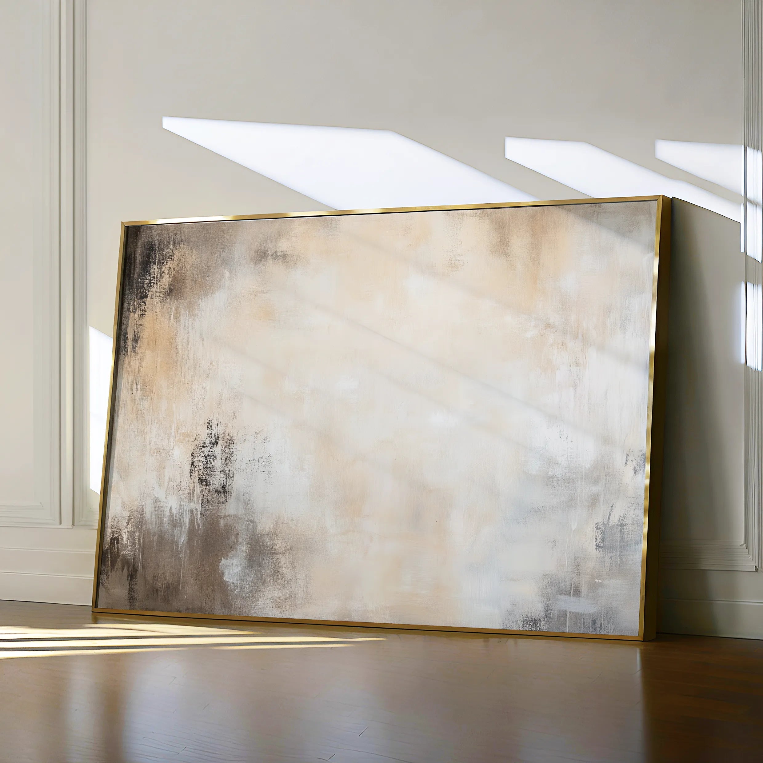 Abstract 356 Canvas Art 18" x 24" / 45 x 60 cm / Black