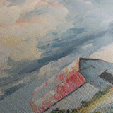 Landscape 356 Canvas Art 16" x 16" / 40 x 40 cm / Black
