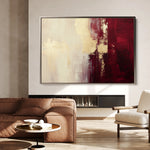 Abstract 357 Canvas Art 18" x 24" / 45 x 60 cm / Black
