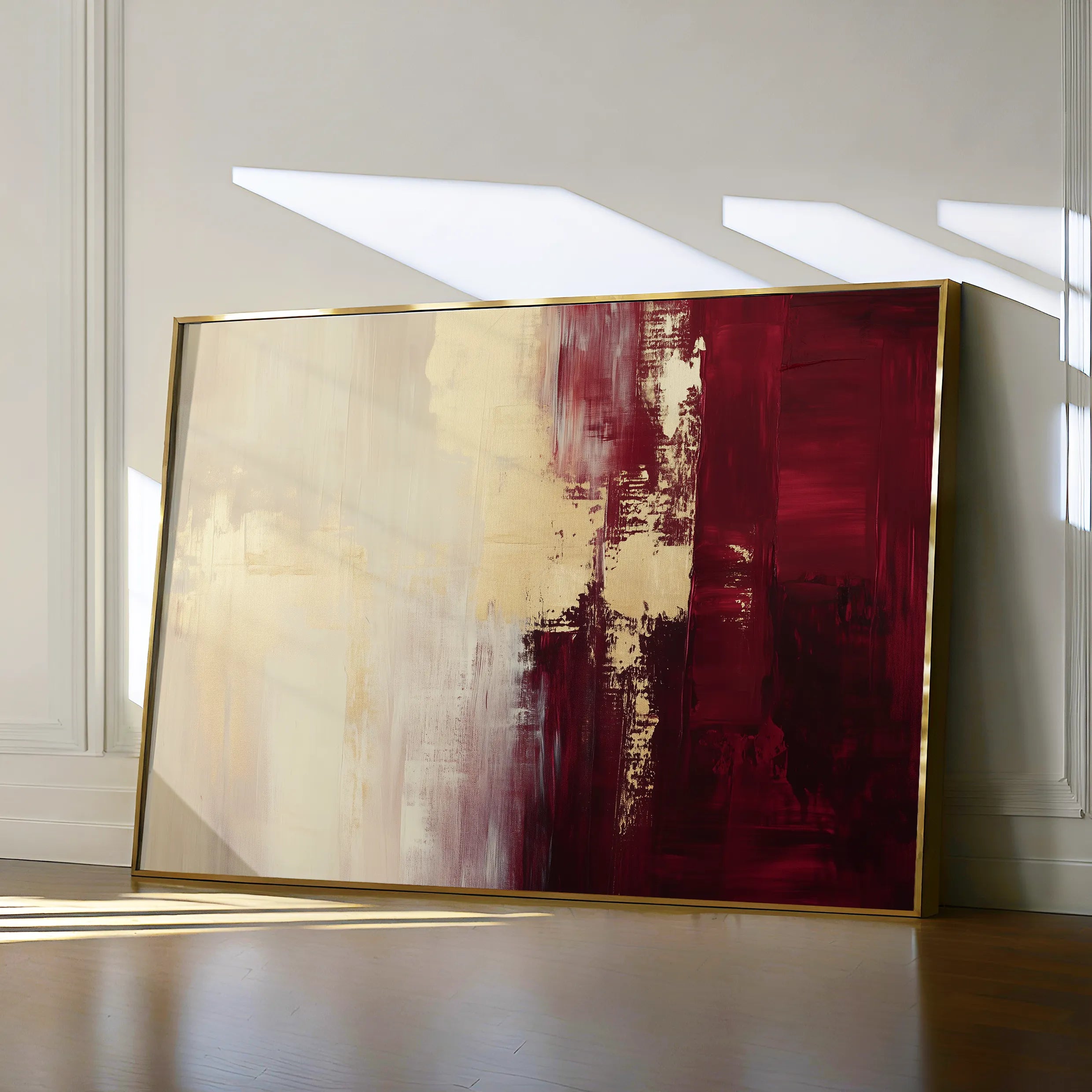Abstract 357 Canvas Art 18" x 24" / 45 x 60 cm / Black