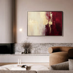 Abstract 357 Canvas Art 18" x 24" / 45 x 60 cm / Black