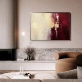 Abstract 357 Canvas Art 18" x 24" / 45 x 60 cm / Black