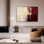 Abstract 357 Canvas Art 60 x 40 cm / Black