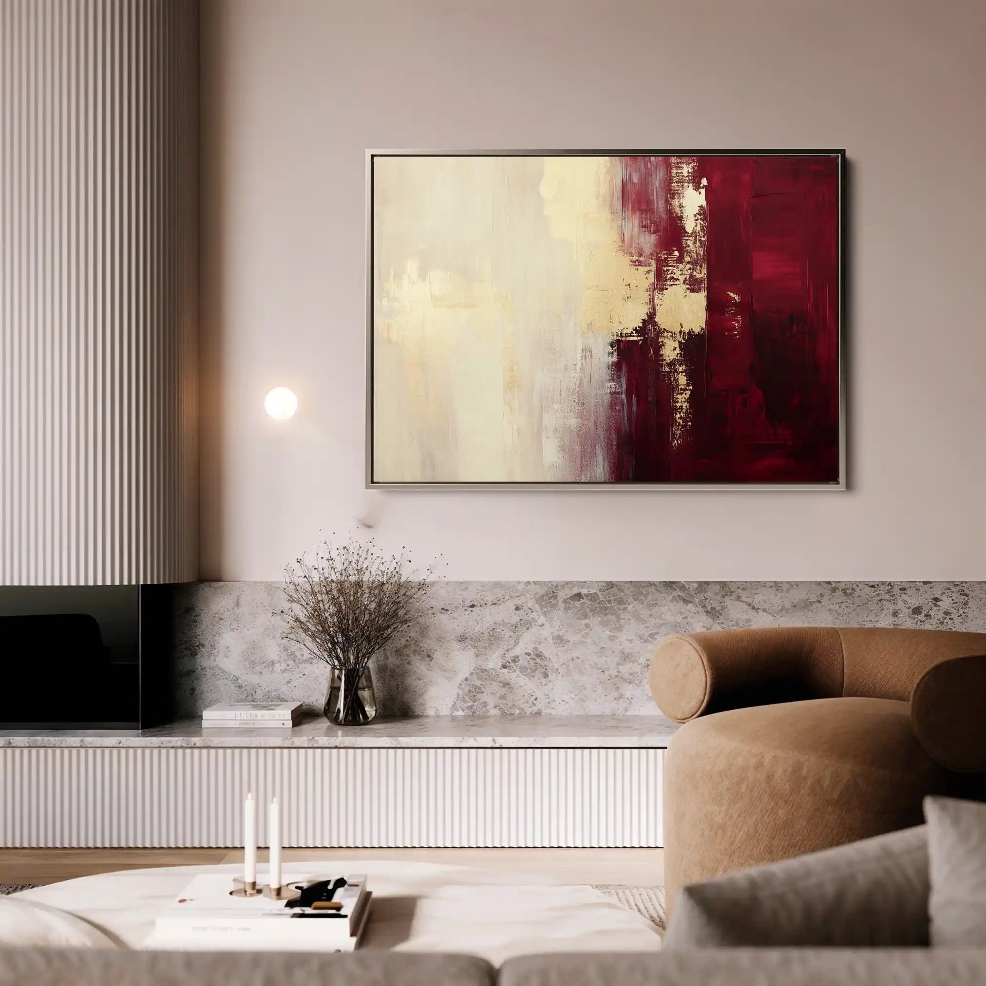 Abstract 357 Canvas Art 60 x 40 cm / Black