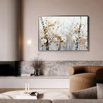 Floral 357 Canvas Art 60 x 40 cm / Black