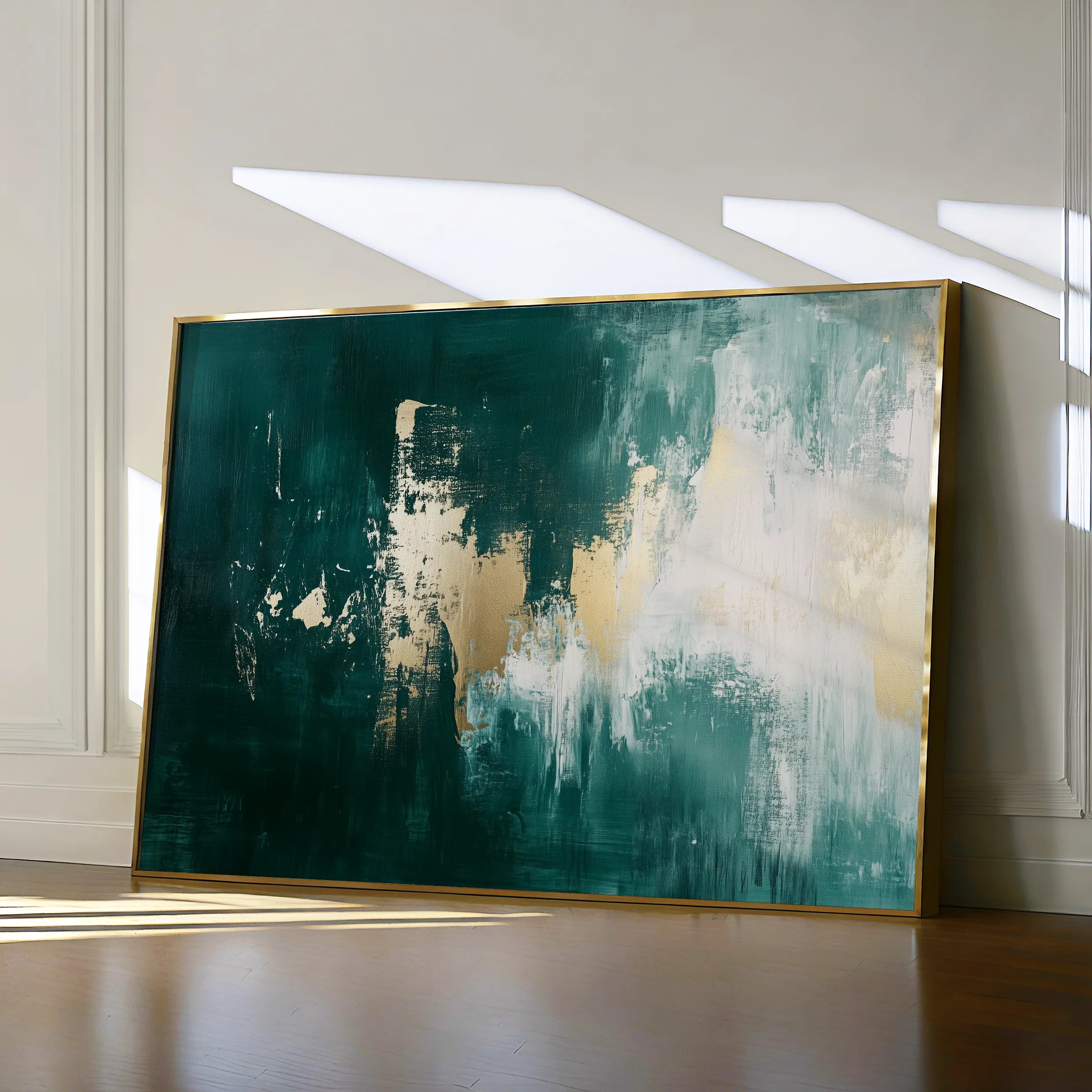 Abstract 358 Canvas Art 18" x 24" / 45 x 60 cm / Black