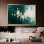 Abstract 358 Canvas Art 18" x 24" / 45 x 60 cm / Black