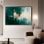 Abstract 358 Canvas Art 60 x 40 cm / Black